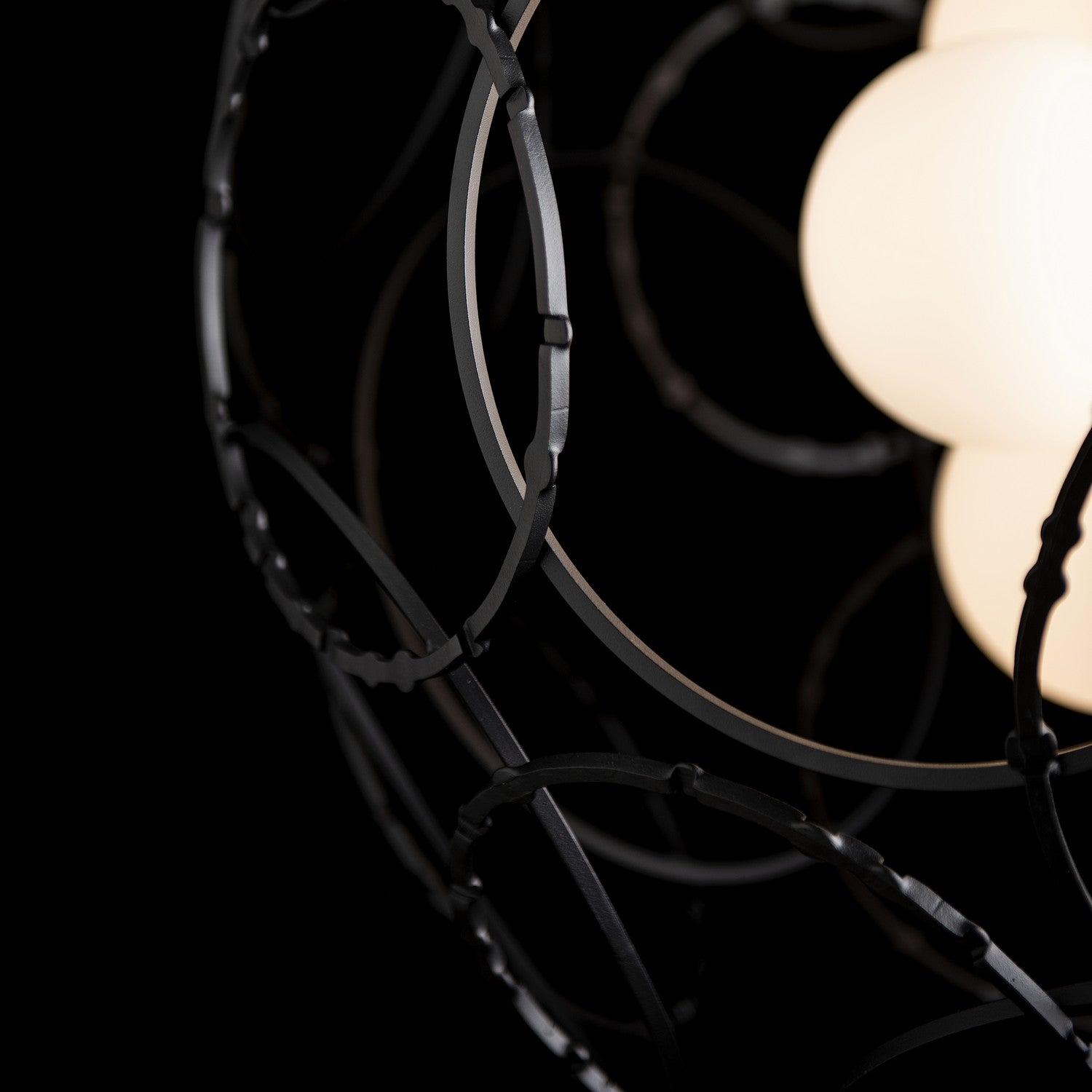 Hubbardton Forge - 131602-SKT-MULT-10-GG0677 - Six Light Pendant - Olympus - Black