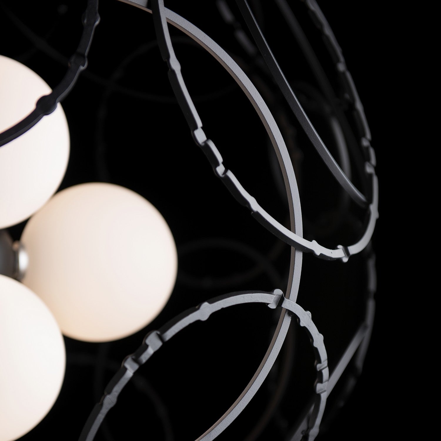Hubbardton Forge - 131602-SKT-MULT-10-GG0677 - Olympus Orb Pendant - Olympus - Black