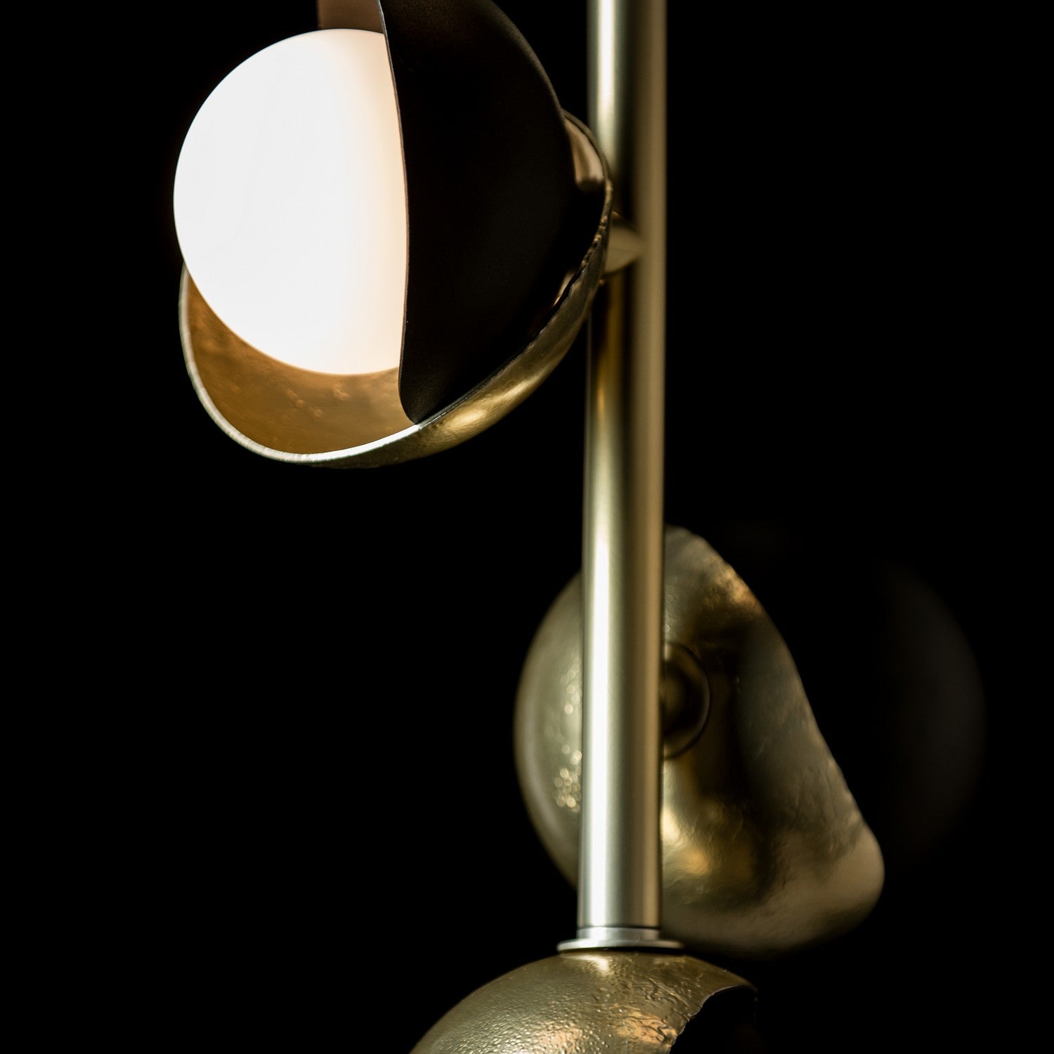 Hubbardton Forge - 131611-SKT-MULT-86-14-GG0711 - Four Light Pendant - Brooklyn - Modern Brass