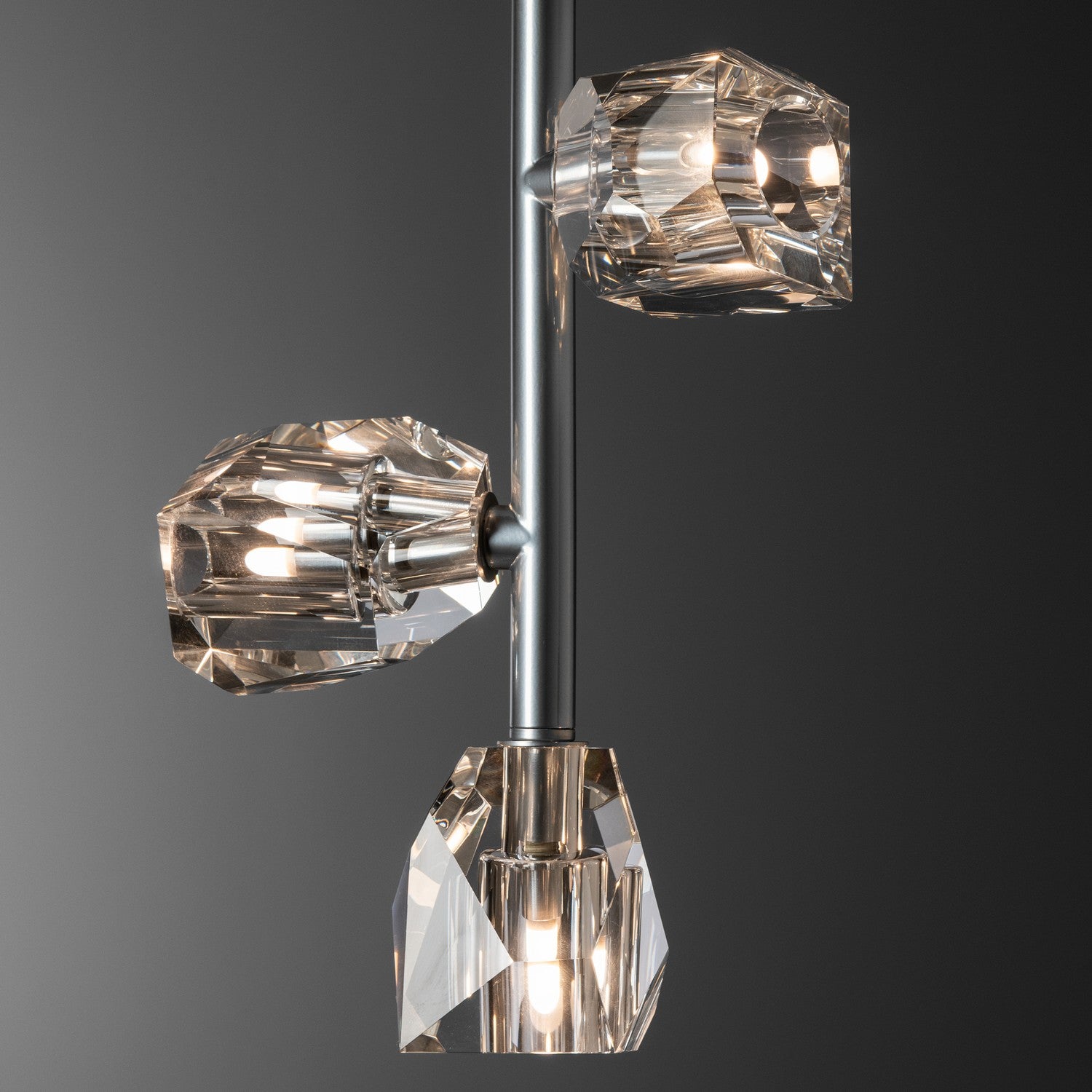 Hubbardton Forge - 131612-SKT-MULT-85-CR - Four Light Pendant - Gatsby - Sterling