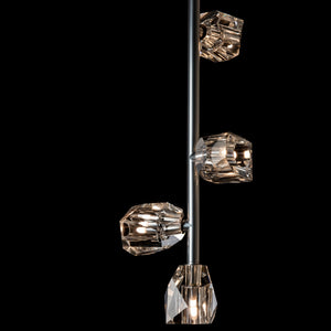 Hubbardton Forge - 131612-SKT-MULT-85-CR - Four Light Pendant - Gatsby - Sterling