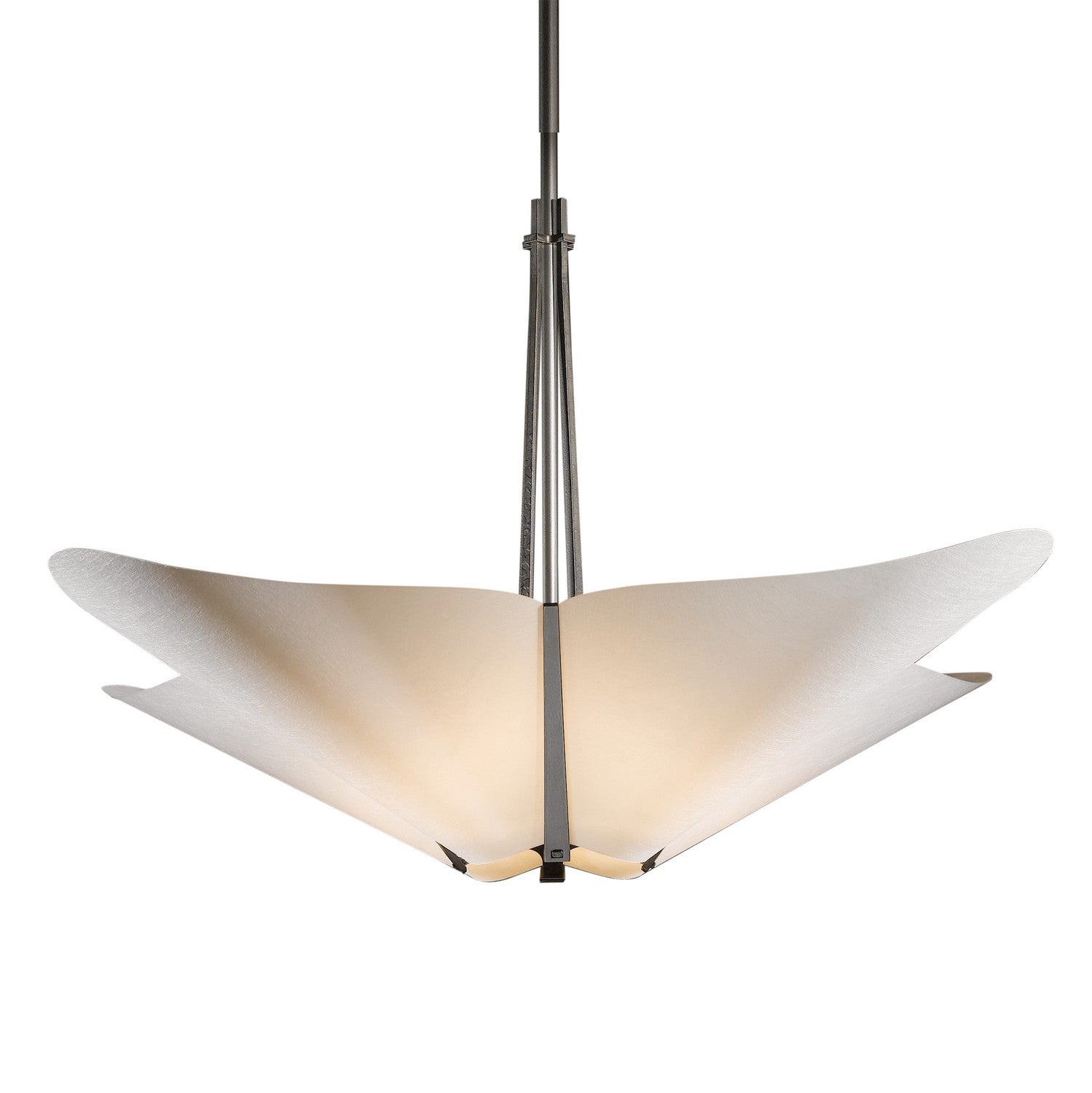 Hubbardton Forge - 133305-SKT-MULT-07-SH1995 - Four Light Pendant - Kirigami - Dark Smoke