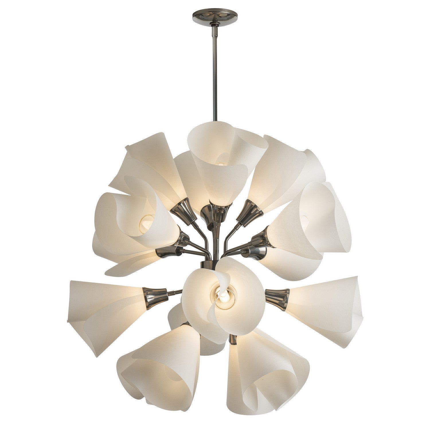 Hubbardton Forge - 134506-SKT-MULT-85-SH1987 - Mobius 16-Light Orb Pendant - Mobius - Sterling