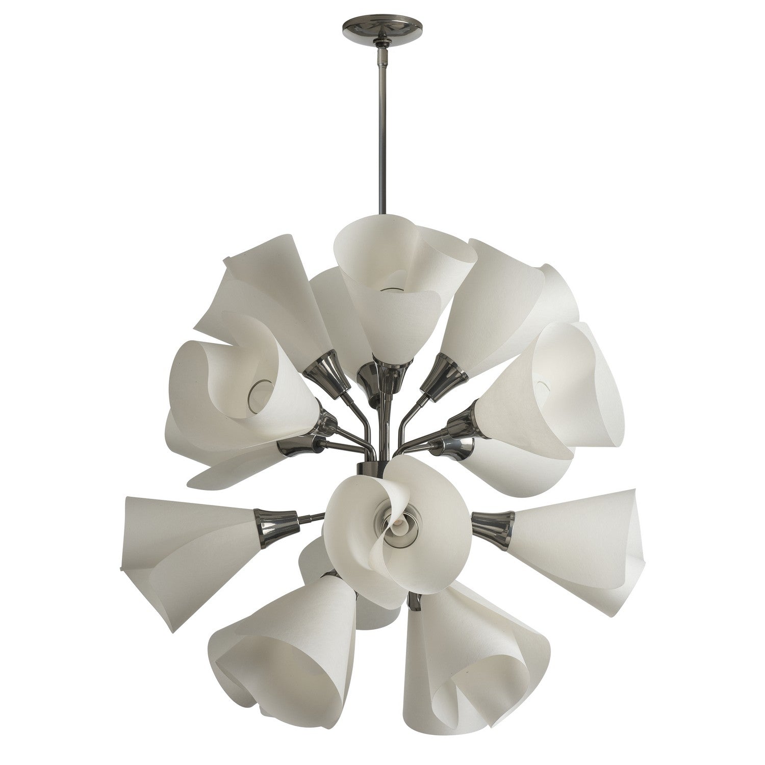 Hubbardton Forge - 134506-SKT-MULT-85-SH1987 - Mobius 16-Light Orb Pendant - Mobius - Sterling