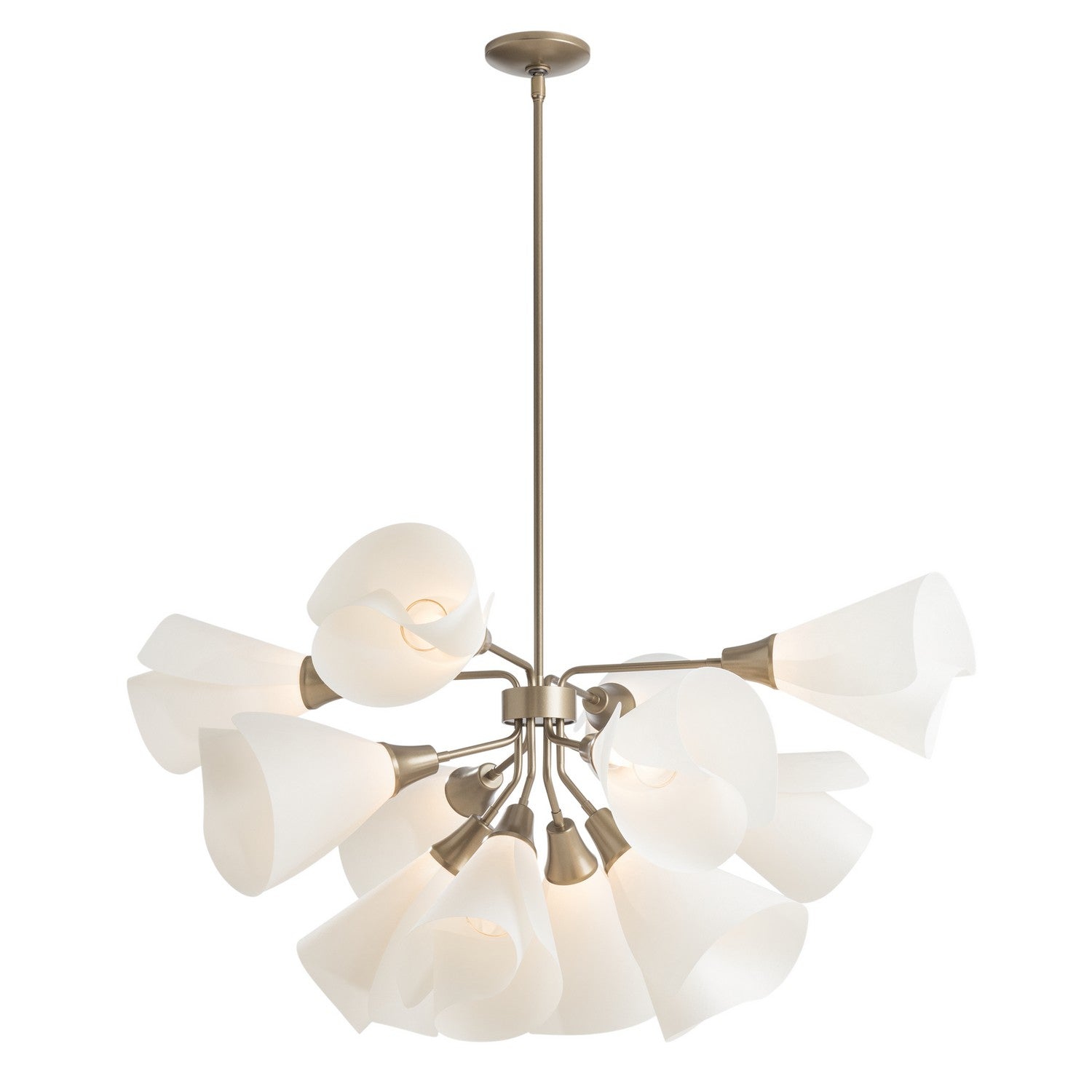 Hubbardton Forge - 134510-SKT-MULT-84-SH1987 - Mobius 12-Light Pendant - Mobius - Soft Gold