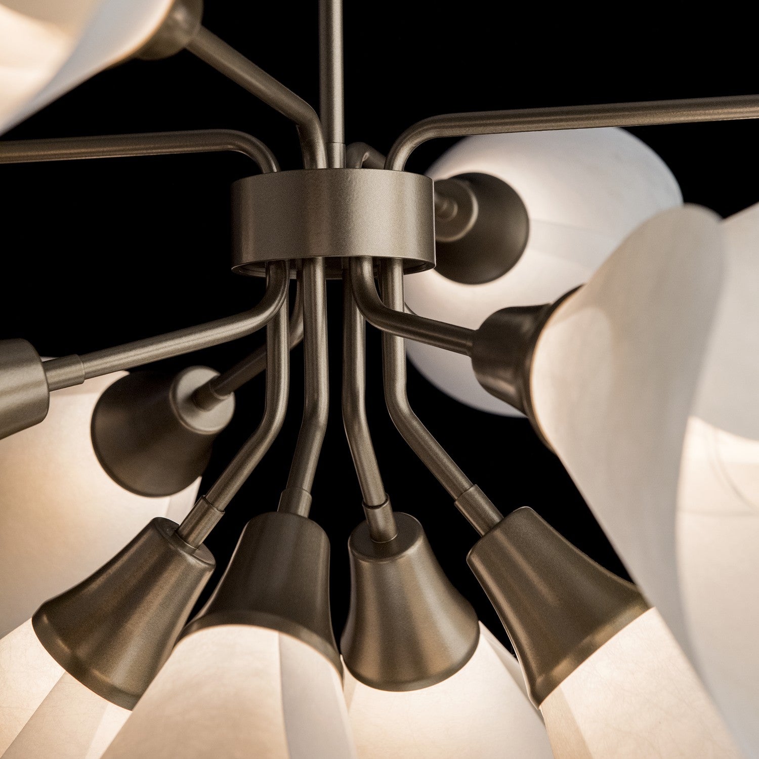 Hubbardton Forge - 134510-SKT-MULT-84-SH1987 - Mobius 12-Light Pendant - Mobius - Soft Gold