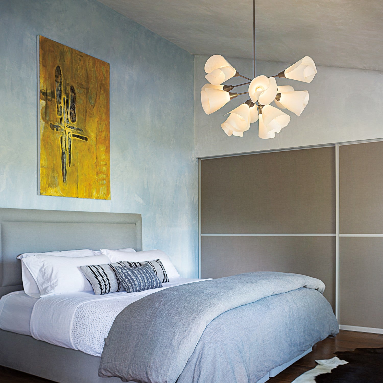 Hubbardton Forge - 134510-SKT-MULT-84-SH1987 - Mobius 12-Light Pendant - Mobius - Soft Gold