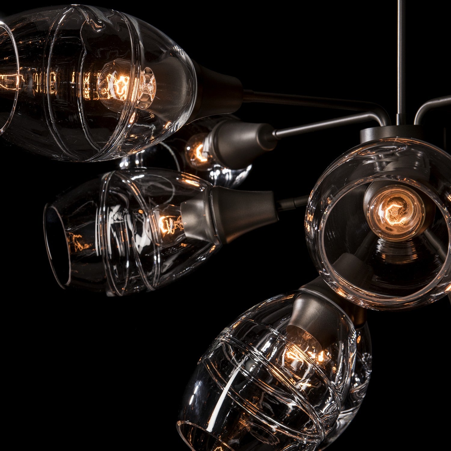 Hubbardton Forge - 134515-SKT-MULT-07-ZM0621 - 12 Light Pendant - Ensemble - Dark Smoke