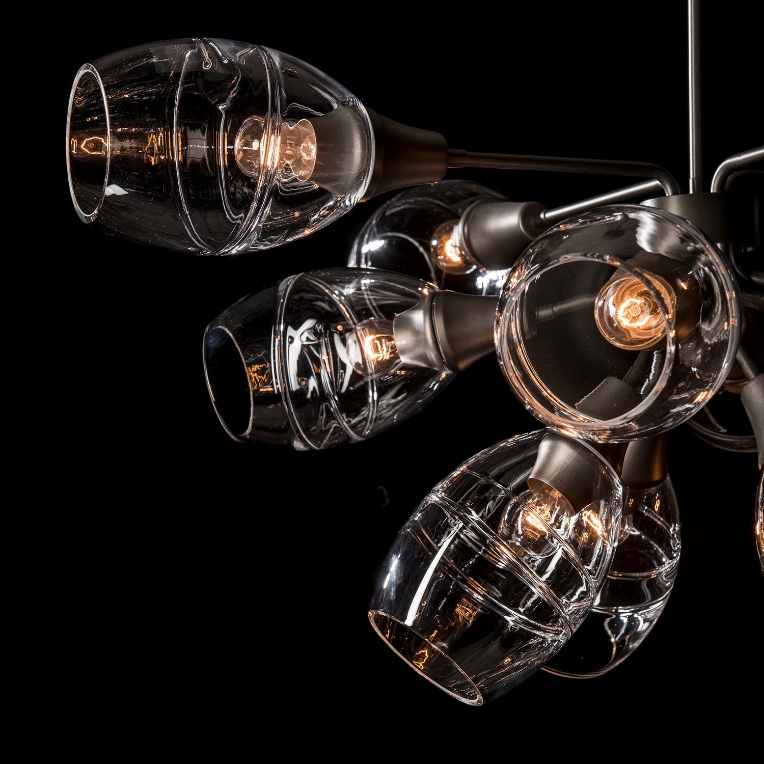 Hubbardton Forge - 134515-SKT-MULT-07-ZM0621 - 12 Light Pendant - Ensemble - Dark Smoke