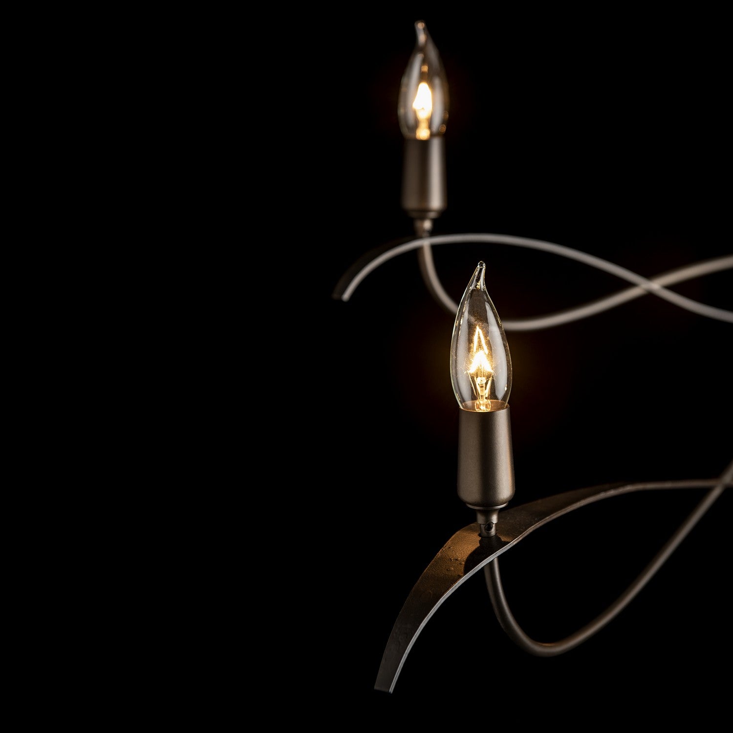 Hubbardton Forge - 136352-SKT-MULT-07 - Six Light Chandelier - Willow - Dark Smoke