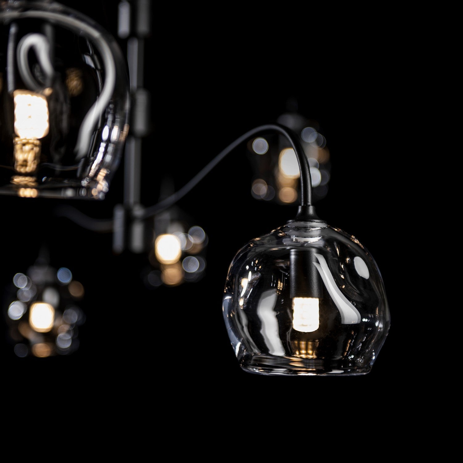 Hubbardton Forge - 136357-SKT-MULT-10-FD0710 - Six Light Pendant - Ume - Black