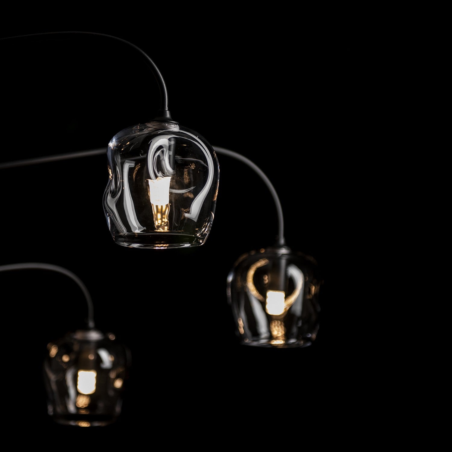 Hubbardton Forge - 136357-SKT-MULT-10-FD0710 - Six Light Pendant - Ume - Black