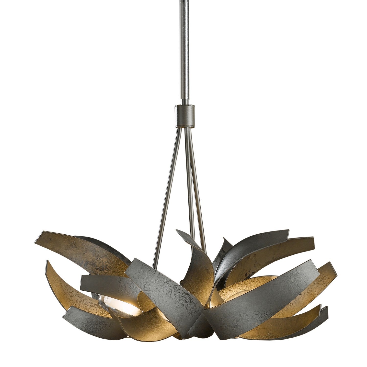 Hubbardton Forge - 136501-SKT-MULT-07-YE0352 - Six Light Pendant - Corona - Dark Smoke