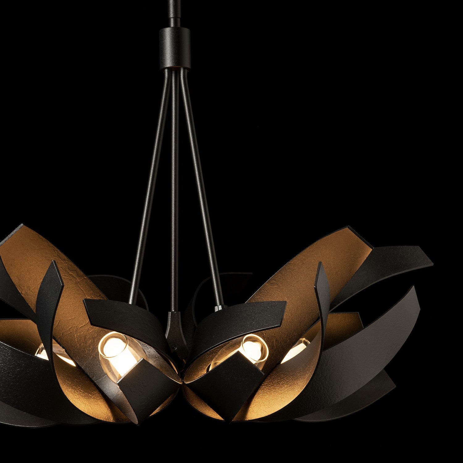 Hubbardton Forge - 136501-SKT-MULT-14-YE0352 - Six Light Pendant - Corona - Oil Rubbed Bronze