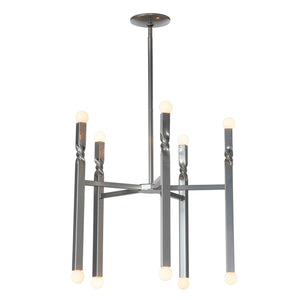 Hubbardton Forge - 137430-SKT-MULT-85 - Ten Light Pendant - Helix - Sterling