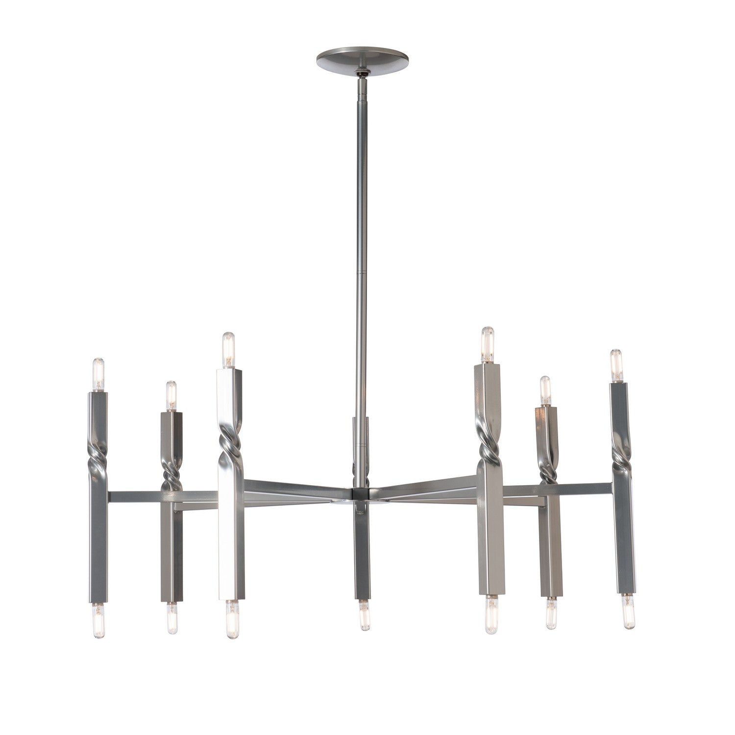 Hubbardton Forge - 137431-SKT-MULT-85 - 14 Light Pendant - Helix - Sterling