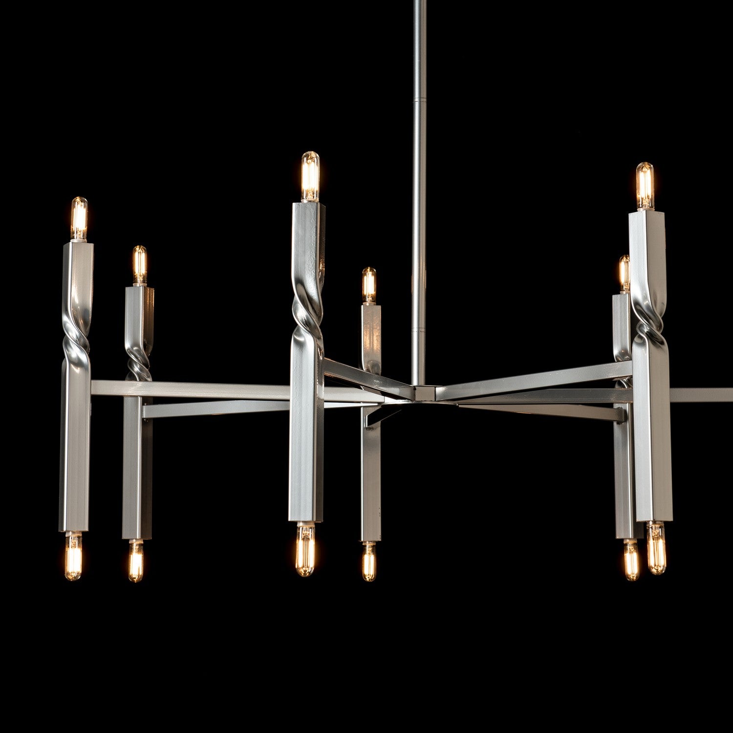 Hubbardton Forge - 137431-SKT-MULT-85 - 14 Light Pendant - Helix - Sterling