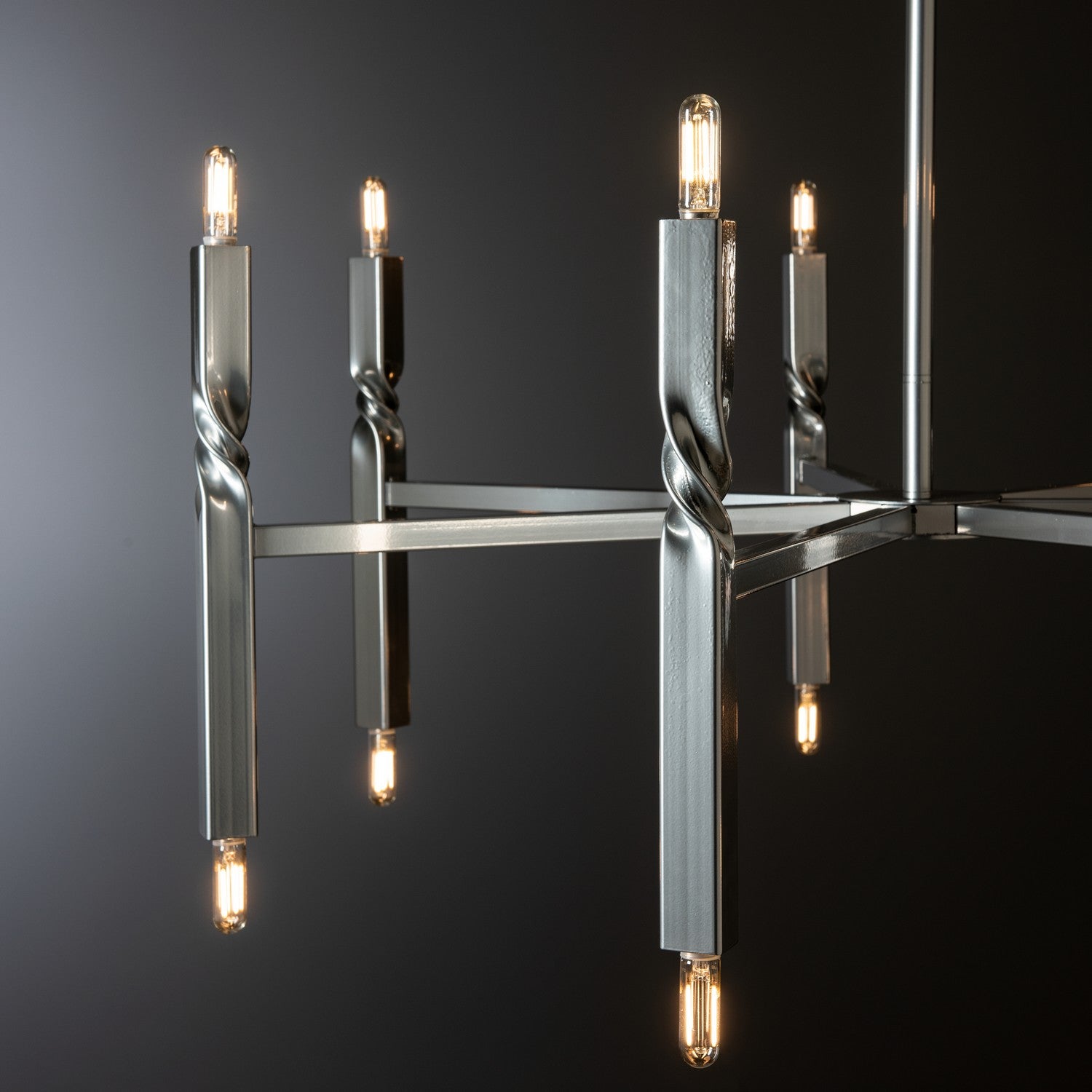 Hubbardton Forge - 137431-SKT-MULT-85 - 14 Light Pendant - Helix - Sterling