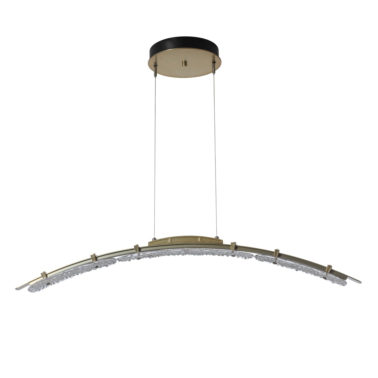 Hubbardton Forge - 137586-LED-STND-86-ZM0749 - LED Pendant - Glissade - Modern Brass