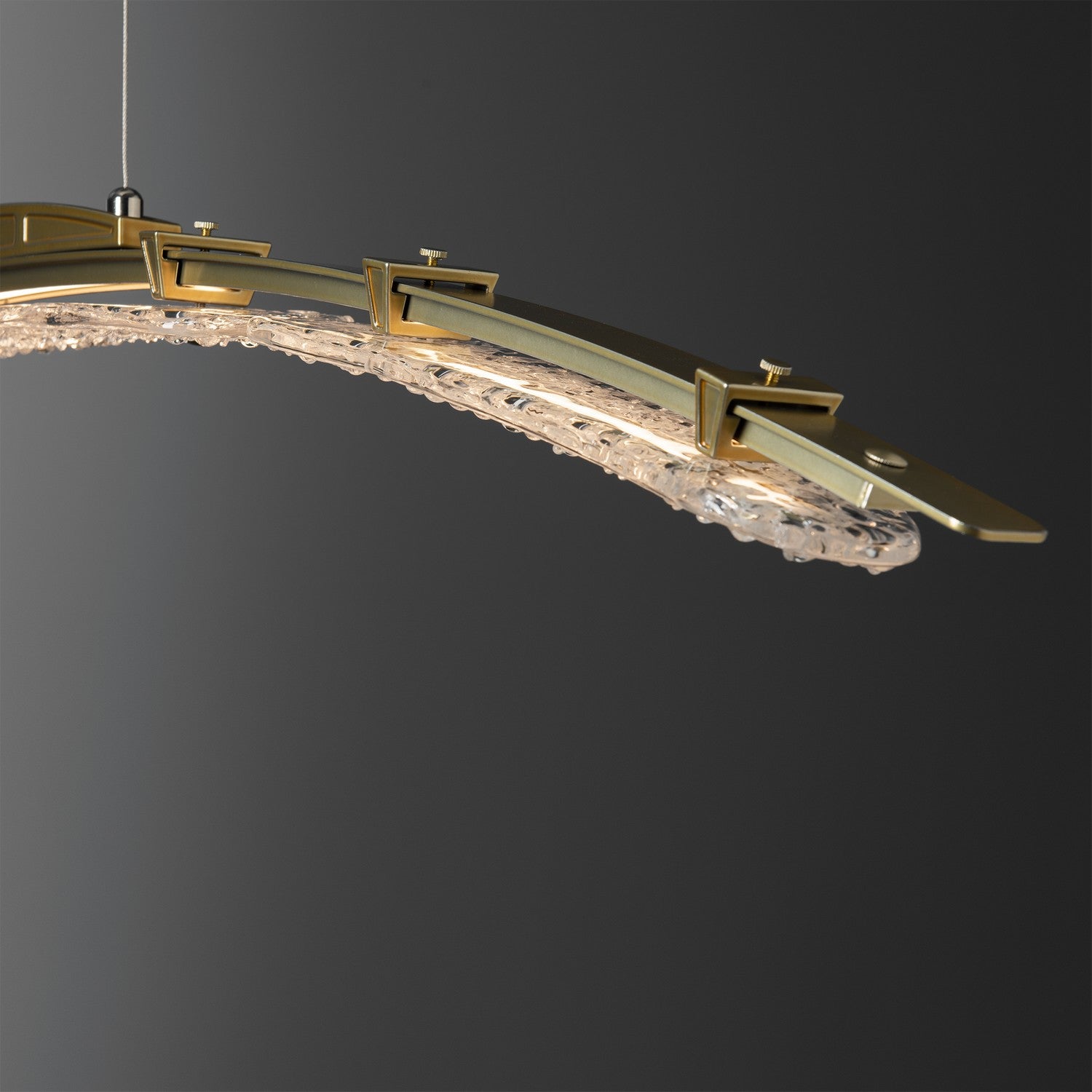 Hubbardton Forge - 137586-LED-STND-86-ZM0749 - LED Pendant - Glissade - Modern Brass