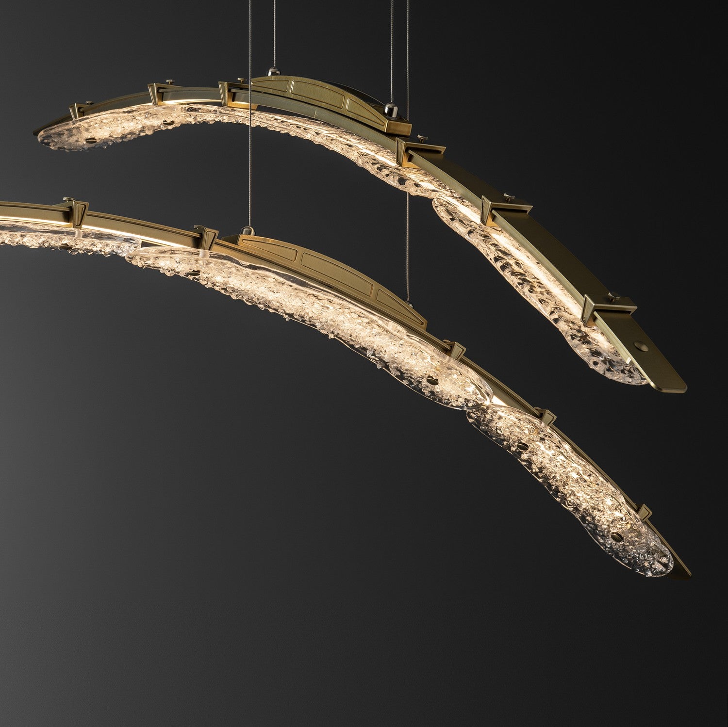 Hubbardton Forge - 137587-LED-STND-86-ZM0749 - LED Pendant - Glissade - Modern Brass