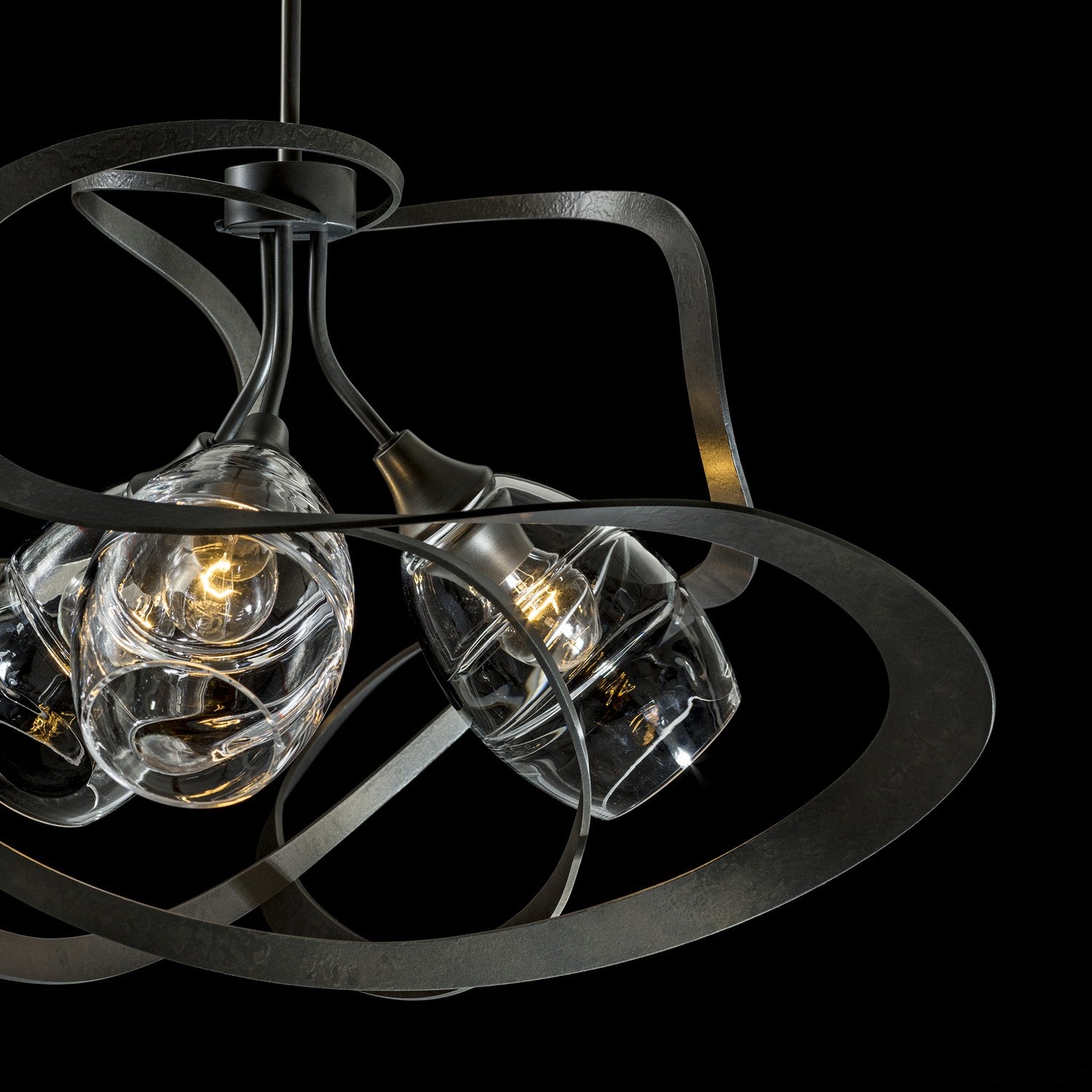 Hubbardton Forge - 137855-SKT-MULT-07-ZM0621 - Nest Pendant - Nest - Dark Smoke