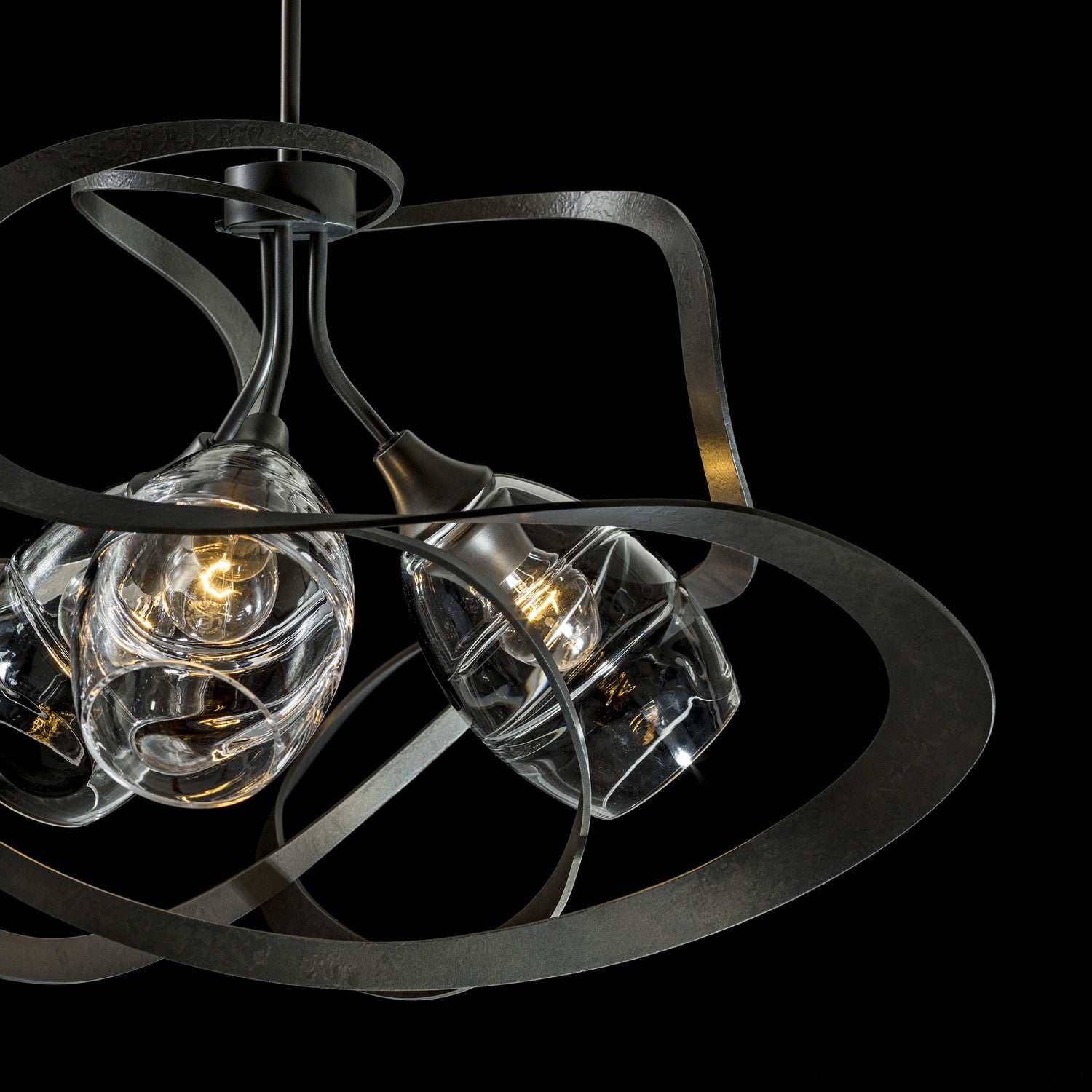 Hubbardton Forge - 137855-SKT-MULT-07-ZM0621 - Three Light Pendant - Nest - Dark Smoke