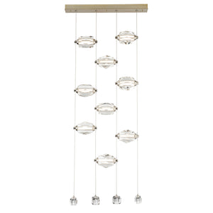 Hubbardton Forge - 139056-LED-STND-86-CR - LED Pendant - Gatsby - Modern Brass