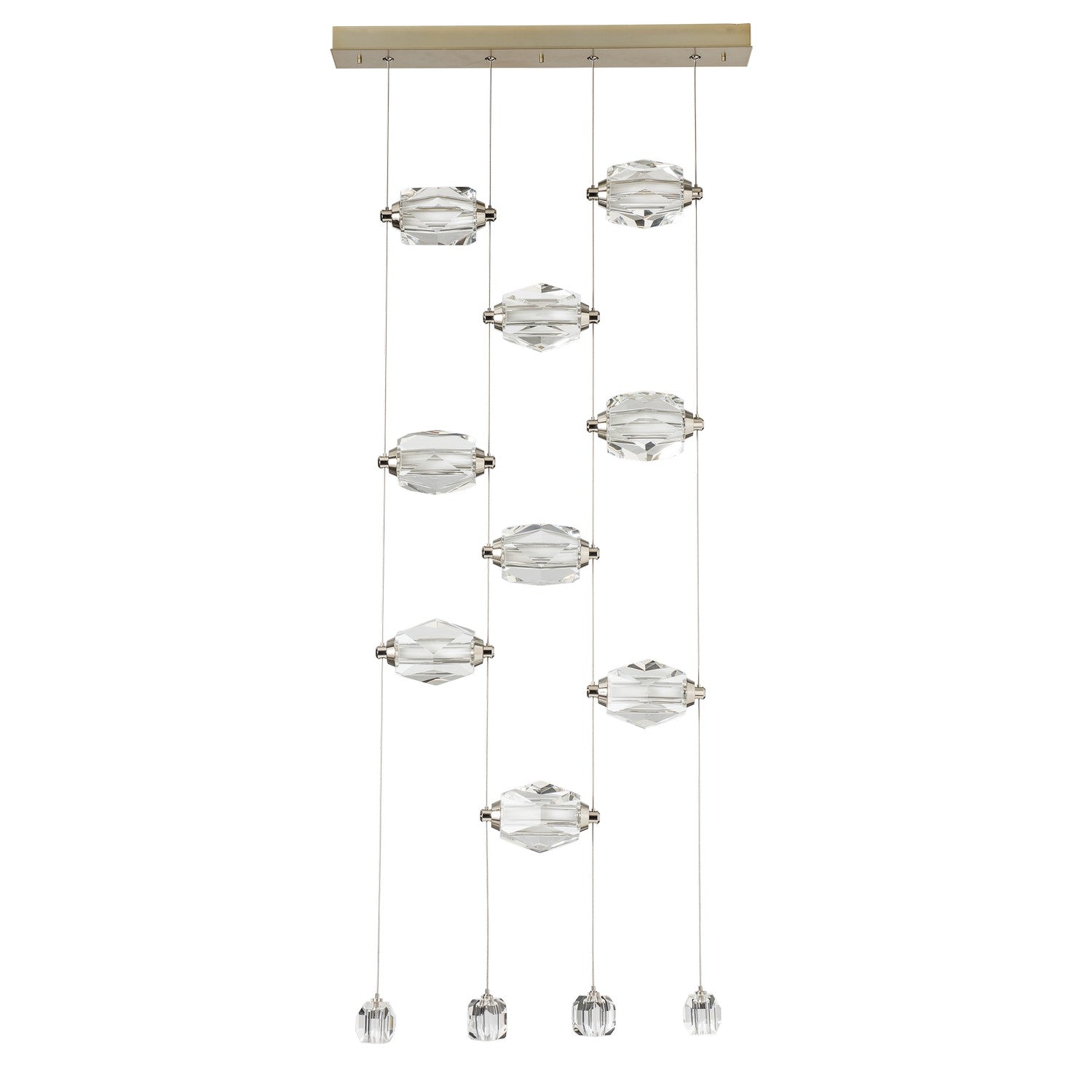 Hubbardton Forge - 139056-LED-STND-86-CR - LED Pendant - Gatsby - Modern Brass