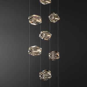 Hubbardton Forge - 139056-LED-STND-86-CR - LED Pendant - Gatsby - Modern Brass