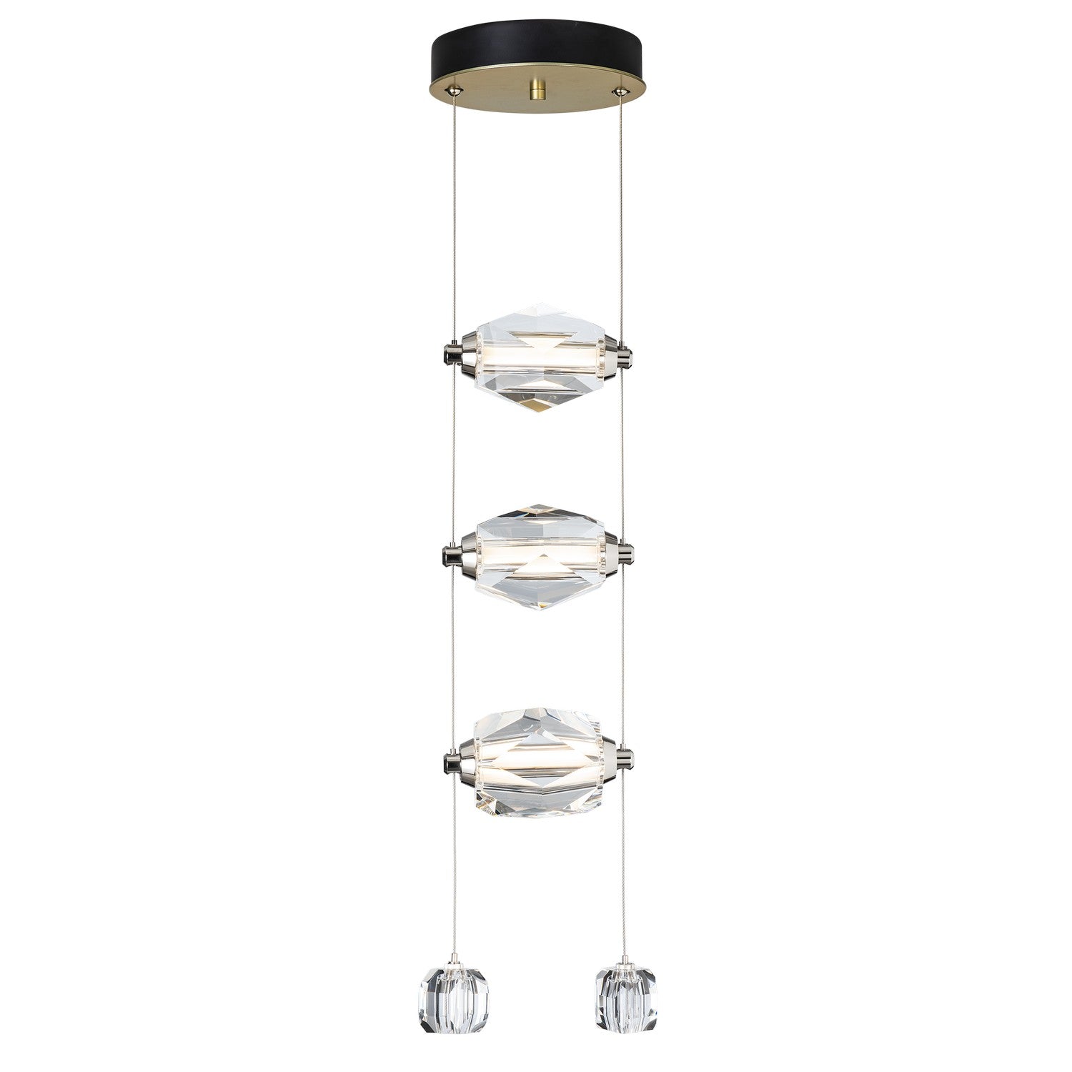 Hubbardton Forge - 139058-LED-STND-86-CR - LED Pendant - Gatsby - Modern Brass