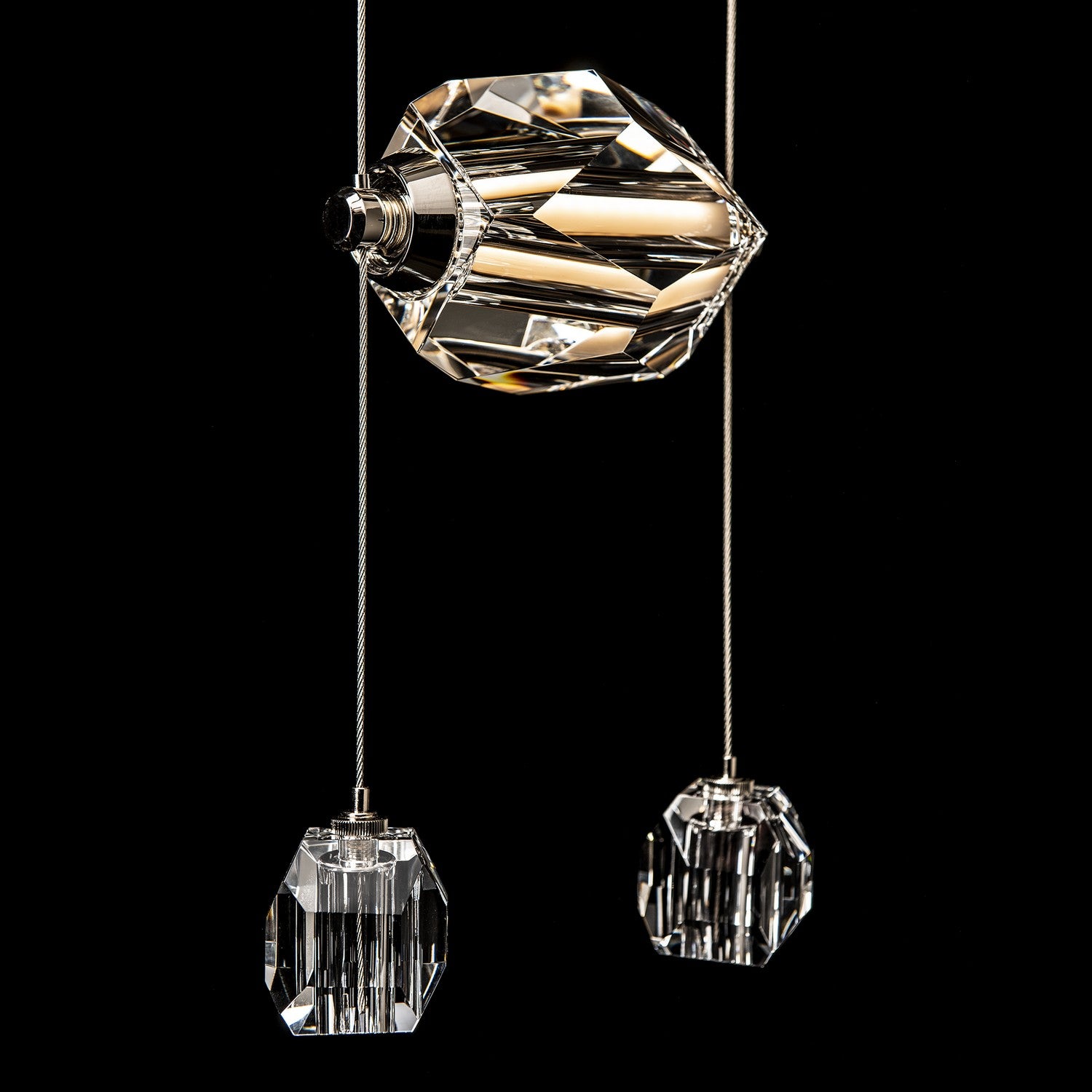 Hubbardton Forge - 139058-LED-STND-86-CR - LED Pendant - Gatsby - Modern Brass