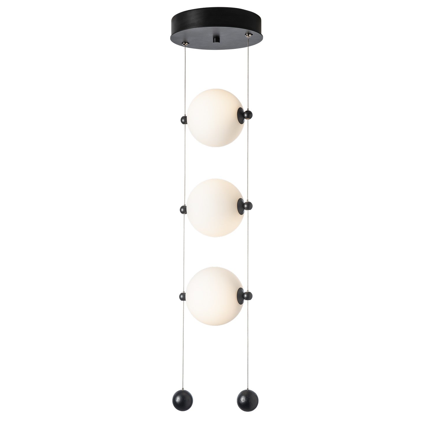 Hubbardton Forge - 139059-LED-STND-10-GG0668 - LED Pendant - Abacus - Black
