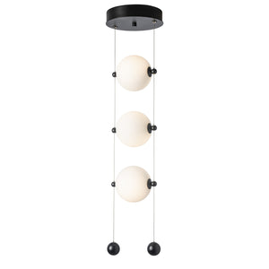 Hubbardton Forge - 139059-LED-STND-10-GG0668 - LED Pendant - Abacus - Black