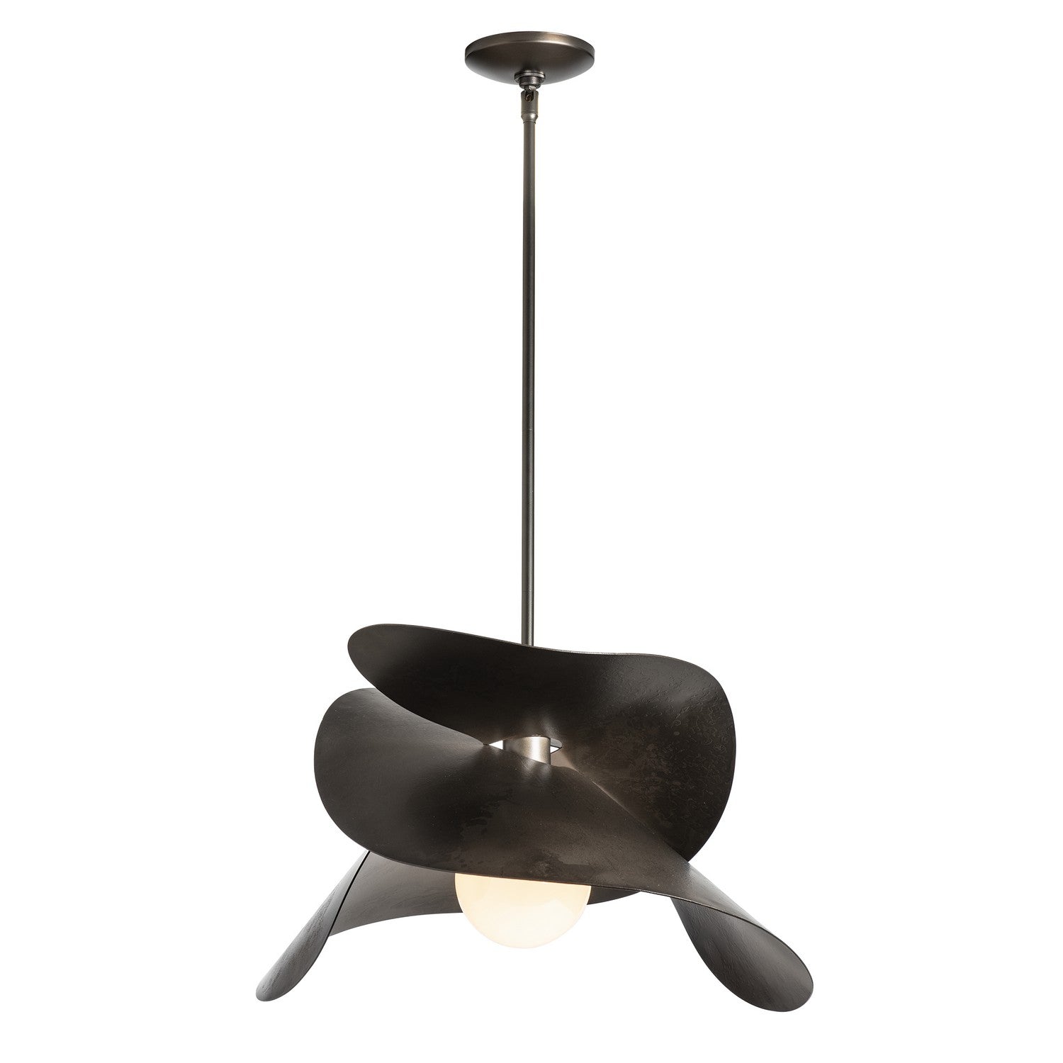 Hubbardton Forge - 139455-SKT-MULT-07 - One Light Pendant - Hibiscus - Dark Smoke