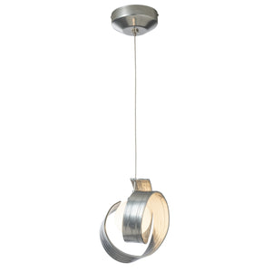 Hubbardton Forge - 161186-SKT-STND-85-GG0711 - LED Pendant - Riza - Sterling