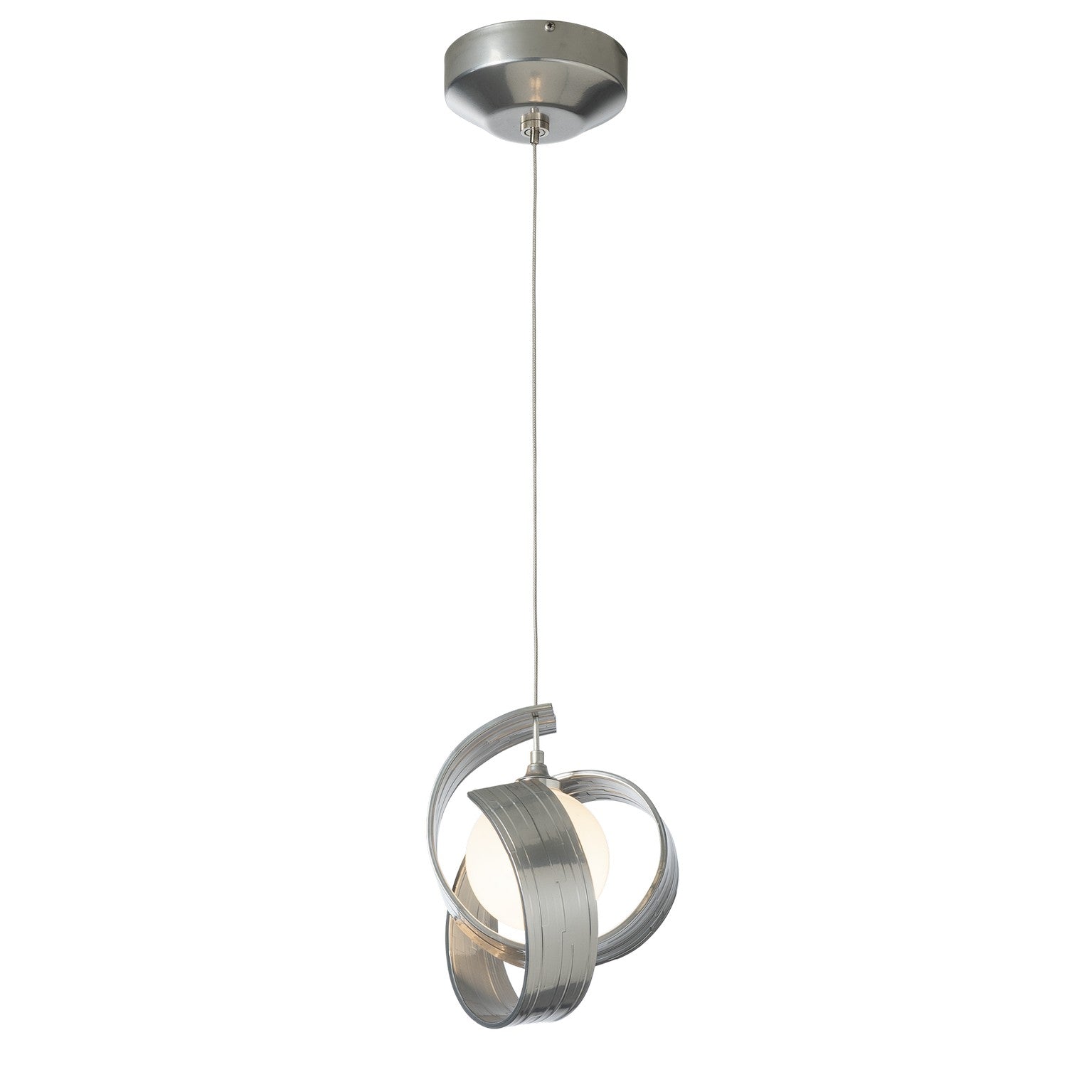 Hubbardton Forge - 161186-SKT-STND-85-GG0711 - LED Pendant - Riza - Sterling