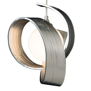 Hubbardton Forge - 161186-SKT-STND-85-GG0711 - LED Pendant - Riza - Sterling