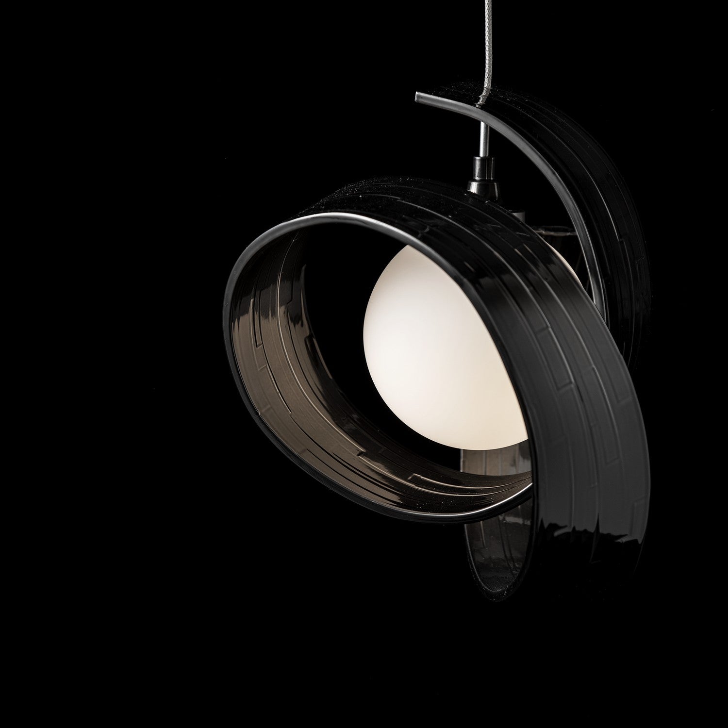 Hubbardton Forge - 161186-SKT-STND-89-GG0711 - LED Pendant - Riza - Ink