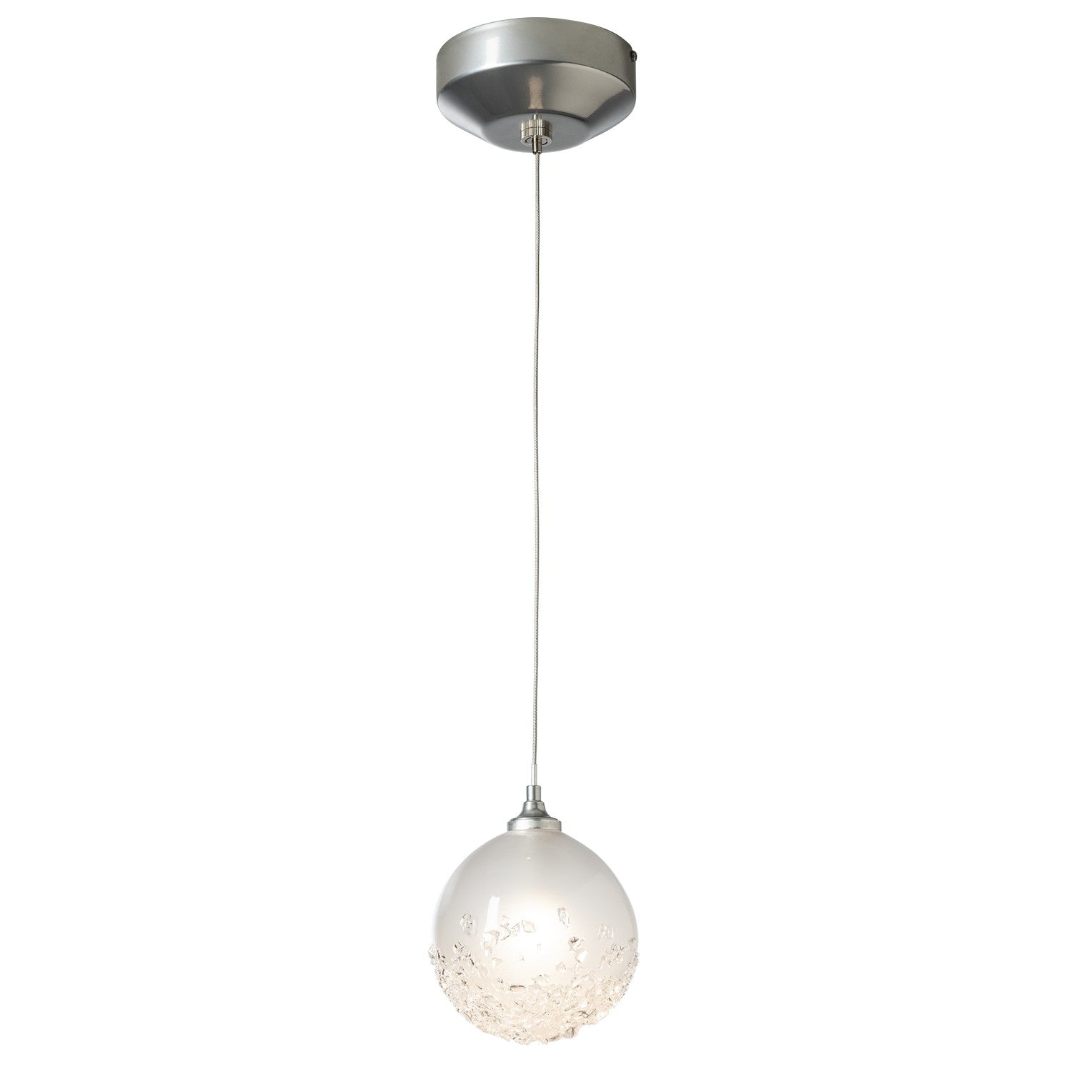 Hubbardton Forge - 161187-SKT-STND-85-FD0750 - Fritz Globe 1-Light Mini Pendant - Fritz - Sterling