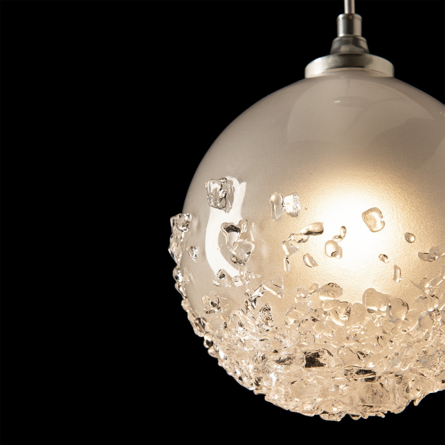 Hubbardton Forge - 161187-SKT-STND-85-FD0750 - Fritz Globe 1-Light Mini Pendant - Fritz - Sterling