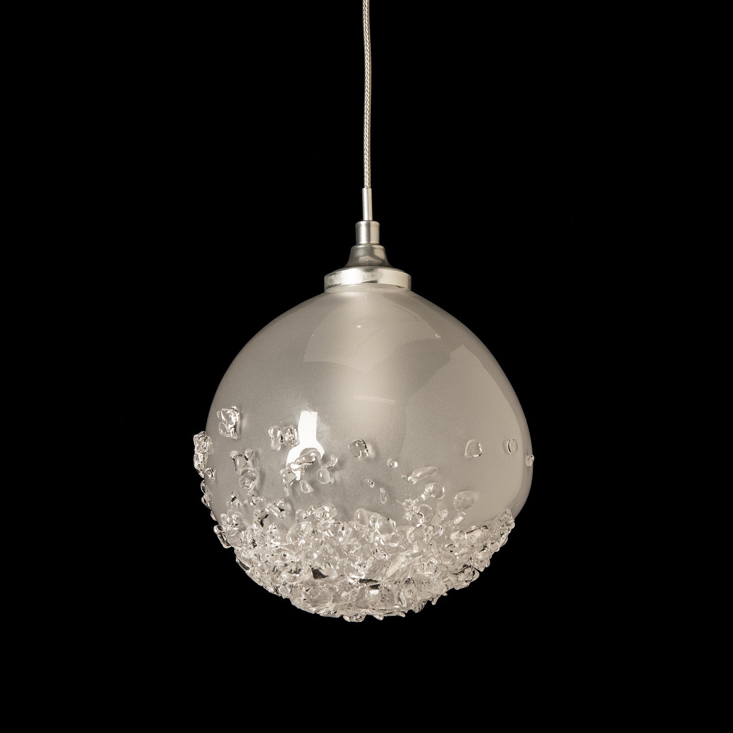 Hubbardton Forge - 161187-SKT-STND-85-FD0750 - Fritz Globe 1-Light Mini Pendant - Fritz - Sterling