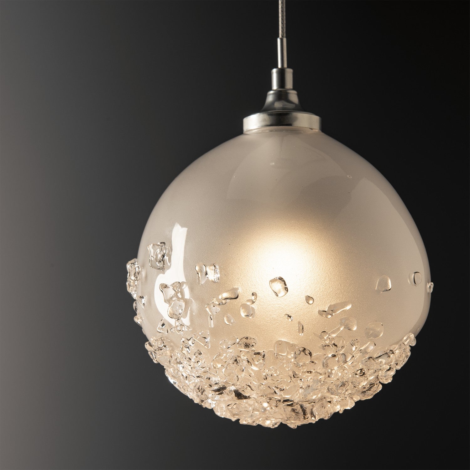 Hubbardton Forge - 161187-SKT-STND-85-FD0750 - Fritz Globe 1-Light Mini Pendant - Fritz - Sterling