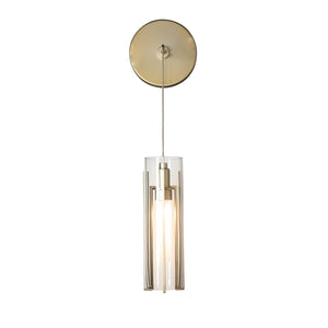 Hubbardton Forge - 201394-SKT-86-ZM0065 - LED Wall Sconce - Exos Glass - Modern Brass