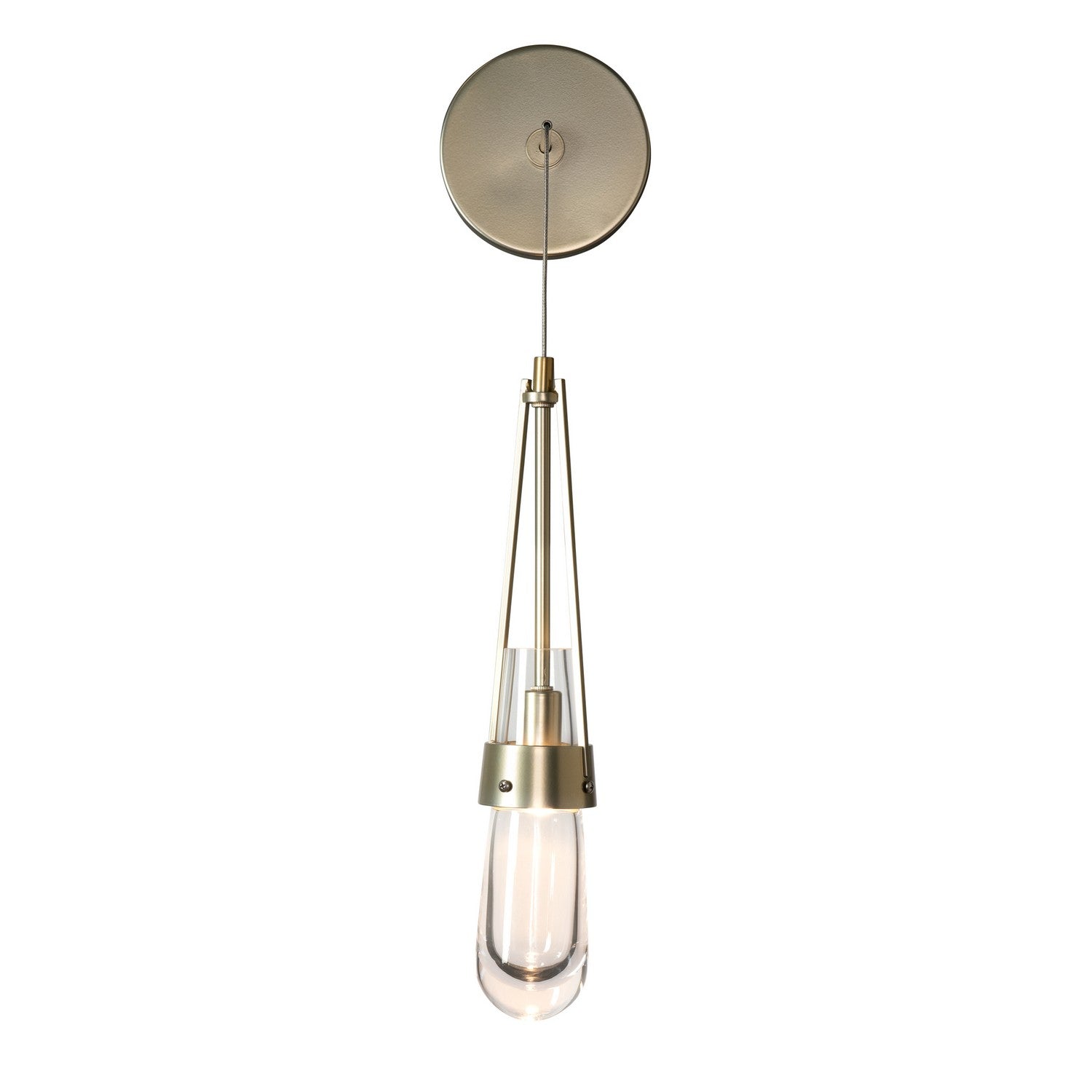 Hubbardton Forge - 201395-SKT-86-ZM0434 - LED Wall Sconce - Link - Modern Brass