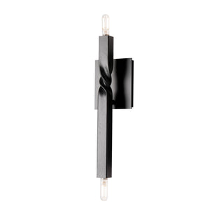 Hubbardton Forge - 207431-SKT-10 - Two Light Wall Sconce - Helix - Black