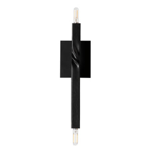 Hubbardton Forge - 207431-SKT-10 - Two Light Wall Sconce - Helix - Black