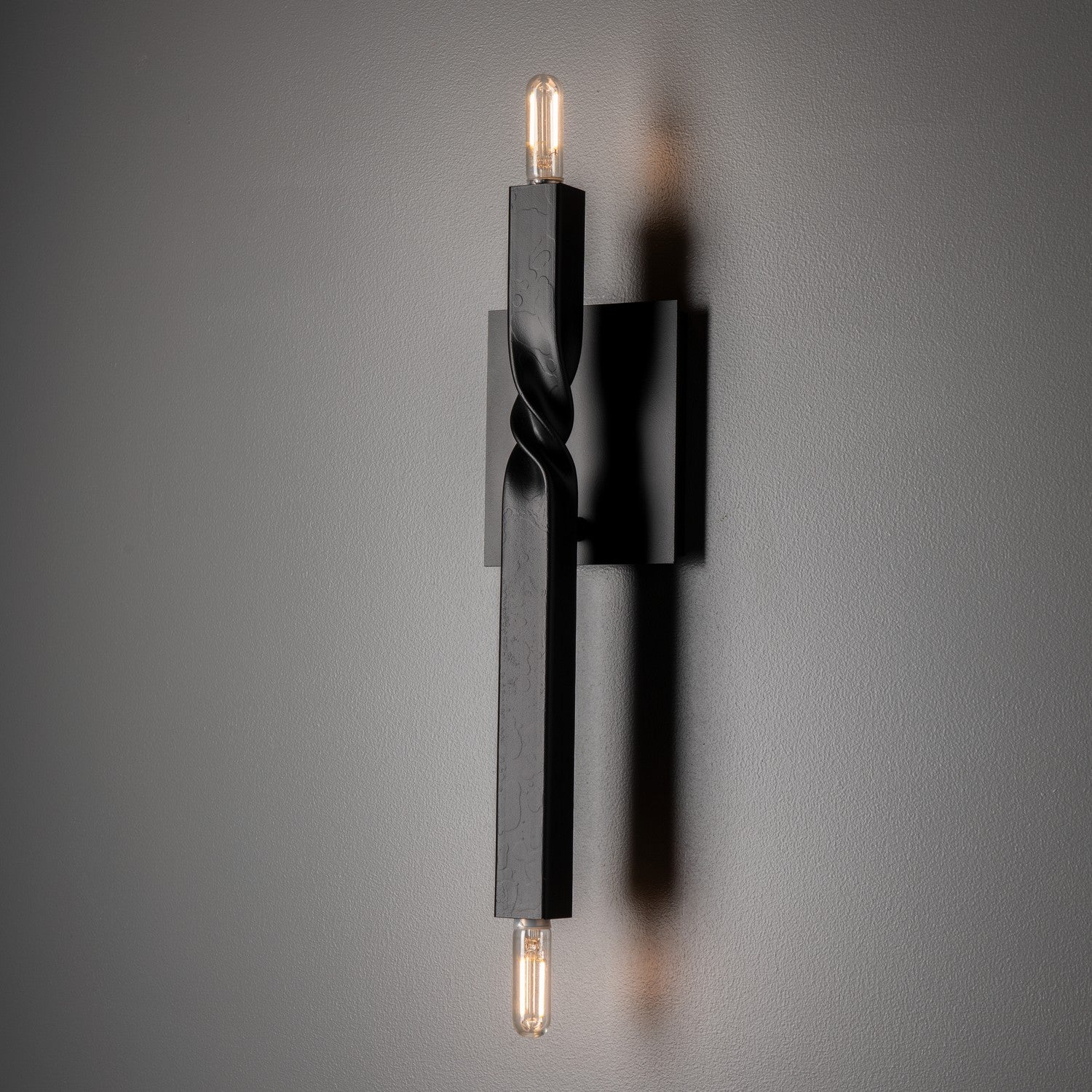 Hubbardton Forge - 207431-SKT-10 - Two Light Wall Sconce - Helix - Black