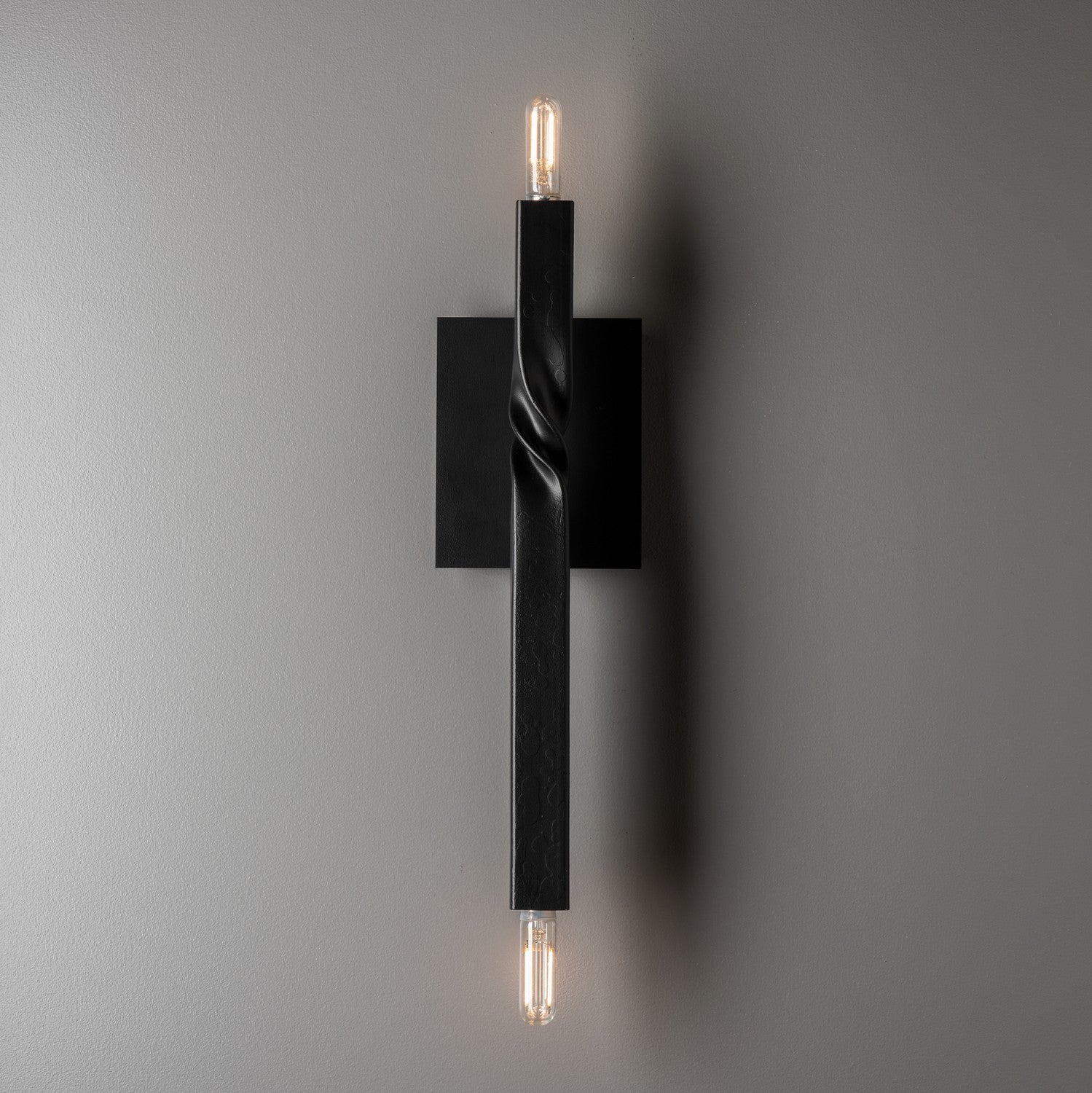 Hubbardton Forge - 207431-SKT-10 - Two Light Wall Sconce - Helix - Black