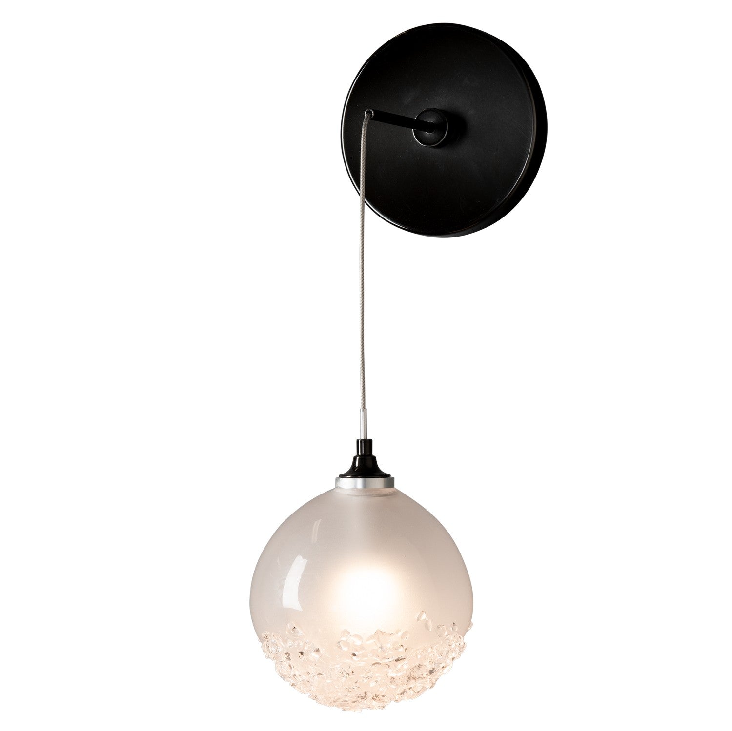 Hubbardton Forge - 208903-SKT-89-FD0750 - Fritz Globe Low Voltage Sconce - Fritz - Ink